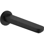 Hansgrohe Baduitloop rebris s mat zwart