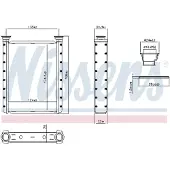 Nissens 707414 Kachelradiateur, interieurverwarming