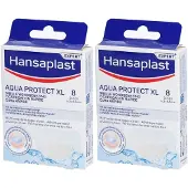 Hansaplast Aqua Protect Snelle Wondgenezing XL 4.3cmx6.5 2x8 St Pleister