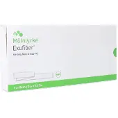 Mesoft Mölnlycke Exufiber Gelvormend Vezelverband 1x45cm 5 St Compressen