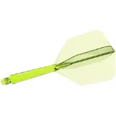 Cuesoul ROST 77 Transparent Green Red Big Wing - Dart Flights
