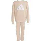 Adidas Trainingspak beige / wit