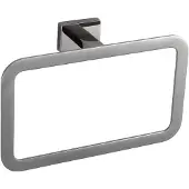 Mexen Arno handdoekhouder, zwart chroom - 7020732-73