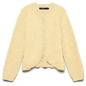 Vero Moda Gebreid vest 'VMWish' geel