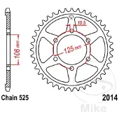 JT Sprockets 525 Jtr2014.47 Achtertandwiel