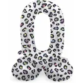 Folat - Staande folieballon Cijfer 0 Bright Panther - 72 cm