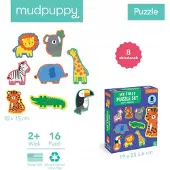 Mudpuppy Happy Animals 2 Piece My First Puzzles