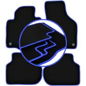 Carlux -BLUE automatten voor: Volkswagen Jetta VI sedan, stationwagen, variant (2010-2018)