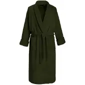 De Witte Lietaer Badjas Etrusk Khaki - L - Unisex - Katoen