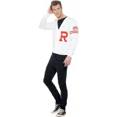 Smiffys Rydell Grease Vest Heren - Maat L