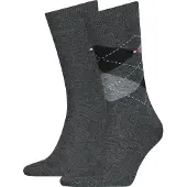 Tommy Hilfiger Sokken donkergrijs, Ruit