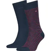 Tommy Hilfiger Sokken 2 Paar Donkerblauw Streep