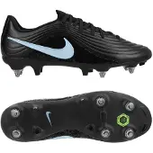 Nike Tiempo Maestro Academy IJzeren-Nop Voetbalschoenen (SG) Anti-Clog Zwart Lichtblauw