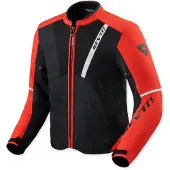REV'IT! GT-R 4 Air, stoffen jas ,rood/zwart ,3XL