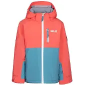Trespass - "Pauline" ski-jas voor kinderen, model TP6142 (maat 116) (perzikroze/blaugrijs)