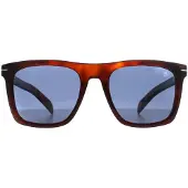 David Beckham Vierkant Heren Tortoise Blauw Avio DB 7000/S