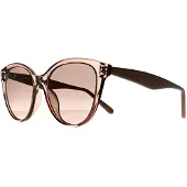 Salvatore Ferragamo Cat Eye Womens Crystal Sand Rose Grey SF1073S
