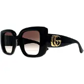 Gucci Vierkant Vrouwen Glimmend Zwart Grijs Kleurverloop GG1975S