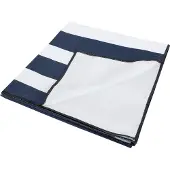 Regatta Gestreepte microvezel strandhanddoek (Wit/Zwaar)