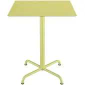 Houe Bijzettafel Buiten Pico Café Table 4 Star Base Lemon Zest 60 x 60 cm