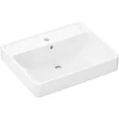 Hansgrohe Xanuia Q wastafelblad, geslepen, 600/480 cm, met kraangat en overloop