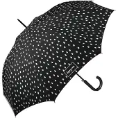 Happy Rain Automatische paraplu voor dames lang, winddicht, met regenboogeffect