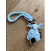 Vespa Sleutelhanger – Blauwe Scooter Sleutelhanger van Kunstleer met Polslus