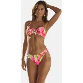 Lipsy Bikinibroek neongroen / lichtroze