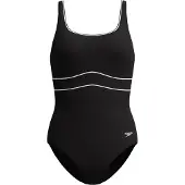 Speedo Shaping Contoureclipse Swimsuit Zwart UK 36 Vrouw
