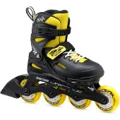 Rollerblade Rollschuhe - Fury - Schwarz/Gelb - Inliner - - 29/33 - Rollschuhe