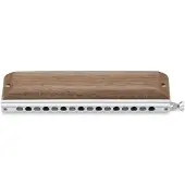 Suzuki Musical Instruments Suzuki Sirius Chromatic Harmonica with Wooden Cover C