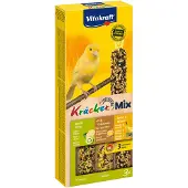 Vitakraft Vogelsnack Kräcker Mix Kanarie Ei/kiwi/banaan 3 Stuks