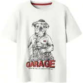 Name it Shirt 'NKMBent' rood / zwart / wit