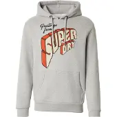 Superdry Sweatshirt 'North Cali' sand / grijs gemêleerd / donkeroranje