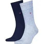 Tommy Hilfiger Classic 2-Pack Sokken Blauw 134