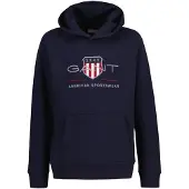 Gant Sweatshirt donkerblauw / grijs / rood / wit