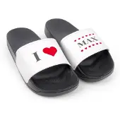Yoursurprise Badslippers bedrukken - Zwart - 38