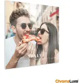 Yoursurprise Foto op aluminium afdrukken - Wit (ChromaLuxe) - 20 x 20 cm