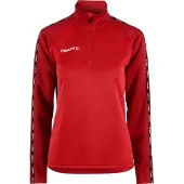 Craft Trainingsjack Women Squad 2.0 Half Zip Bright Red Express-S