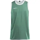 Craft Progress Reversible Basket Singlet M 1911109 - Team Green/White - M