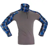 Invadergear Flannel Combat T-shirt Met Lange Mouwen
