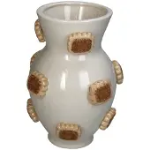 HD Collection Vaas Koekjes Beige Dolomiet 15,2x15,2x21,8cm