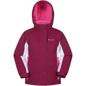 Mountain Warehouse Honing ski-jas voor kinderen (Druif)