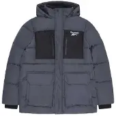 Reebok Heren RB1577 Donzen Jas (Houtskool)