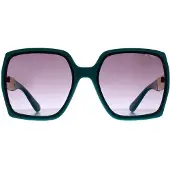 GUESS Groene Ingespoten Zonnebril