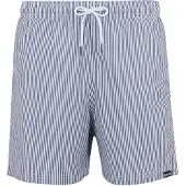 Regatta Heren Loras Stripe Seersucker Zwemshort (Marine)