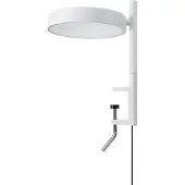 Wästberg W242 Pastille Alu Tafellamp With short clamp (c1) | Traffic White