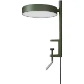 Wästberg W242 Pastille Alu Tafellamp With short clamp (c1) | Olive Green