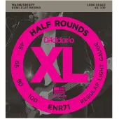 D'Addario ENR71 Bassnaren Half Rounds (45-100) Regular Light