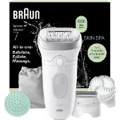 Braun Silk·épil 7 SkinSpa 7-081 - Wet & Dry Epilator - Langdurig Gladde Huid - Brede Kop - Massagepad, Ladyshave Scheerkop en Trimmerkam